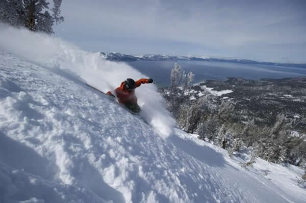 Powder Skiing at Heavenly Ski Resort